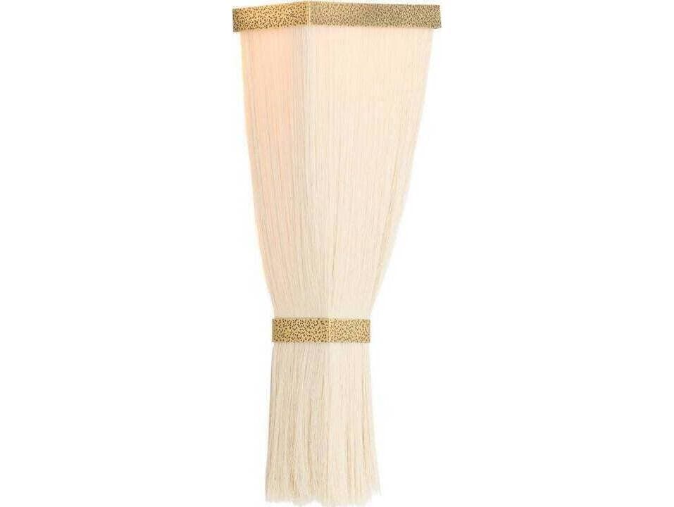 Arteriors Home Jenessa 1-Light Ivory Antique Brass White Wall Sconce