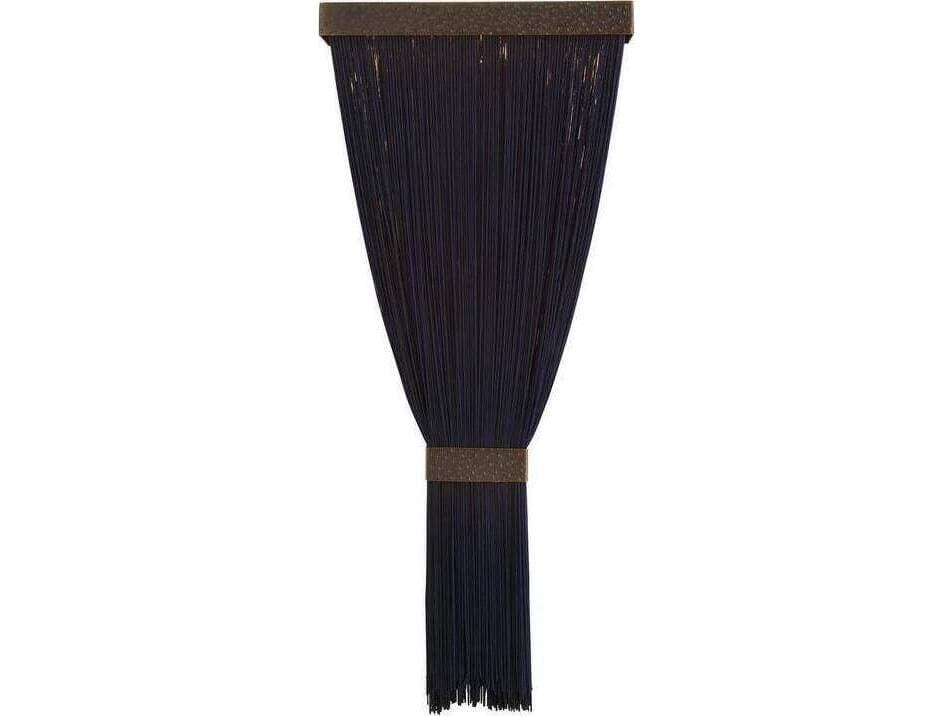 Arteriors Home Jenessa 1-Light Navy Antique Brass Black Wall Sconce