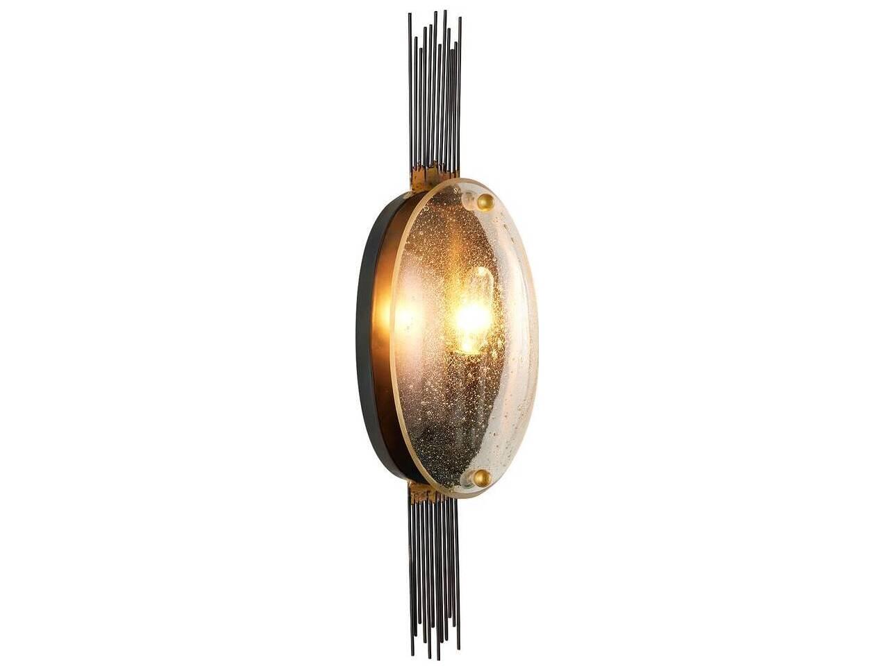 Arteriors Home Ernest 1-Light Clear Natural Brown Wall Sconce