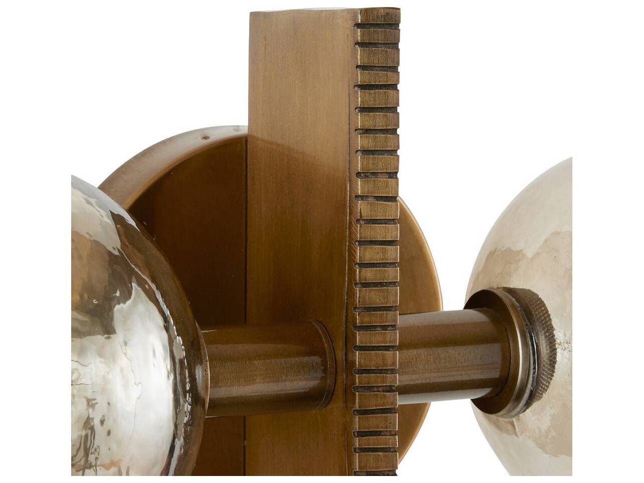 Arteriors Home Chamberlin 2-Light Smoke Antique Brass Wall Sconce