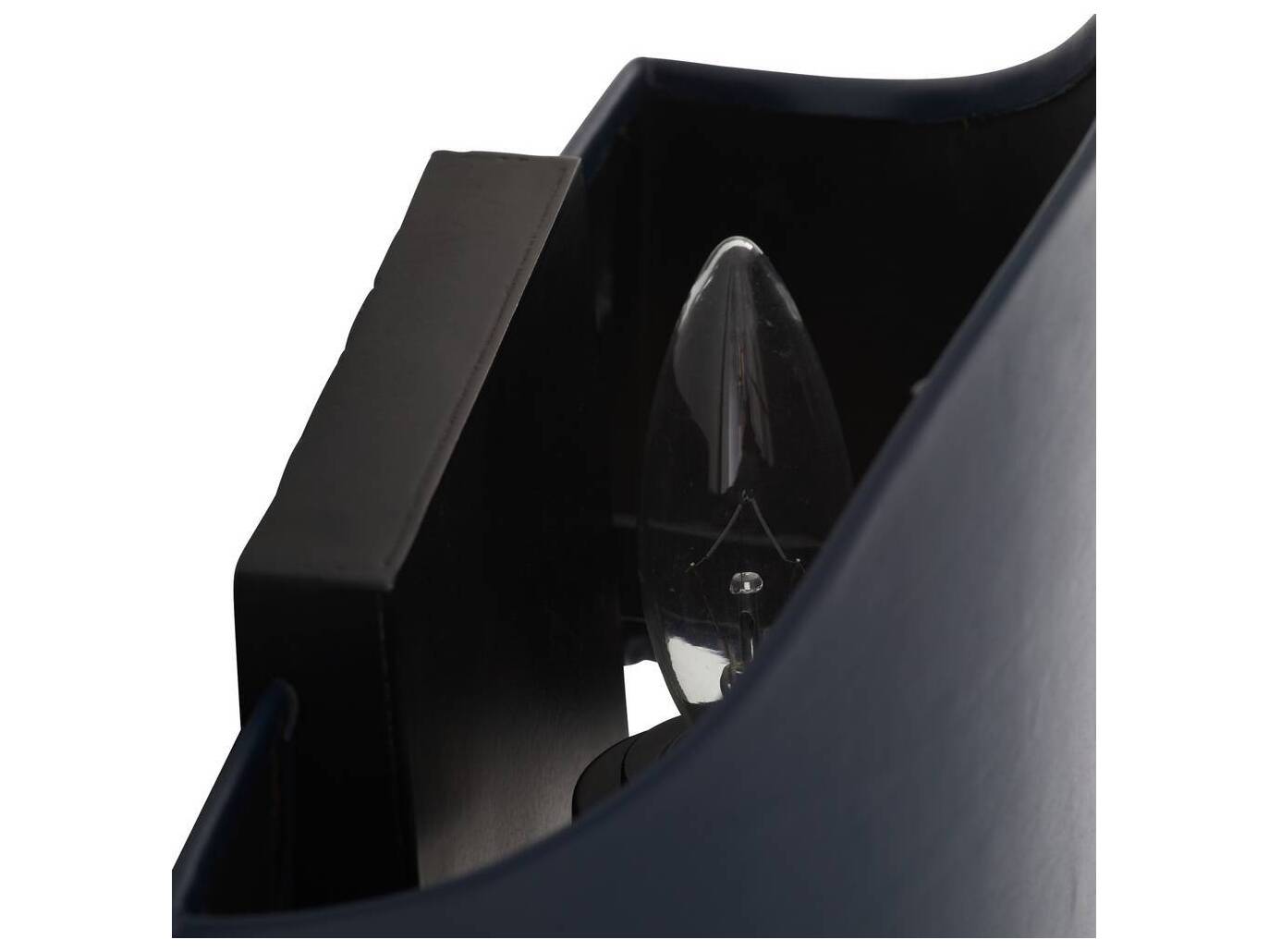 Arteriors Home Flannery 1-Light Natural Iron Navy Black Wall Sconce