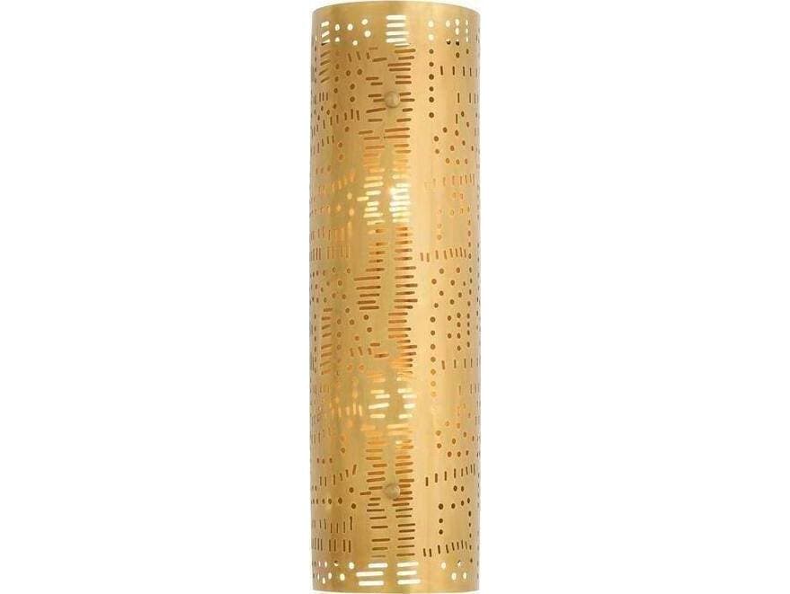 Arteriors Home Jarrett Arteriors Home 2-Light Antique Brass Gold Wall Sconce