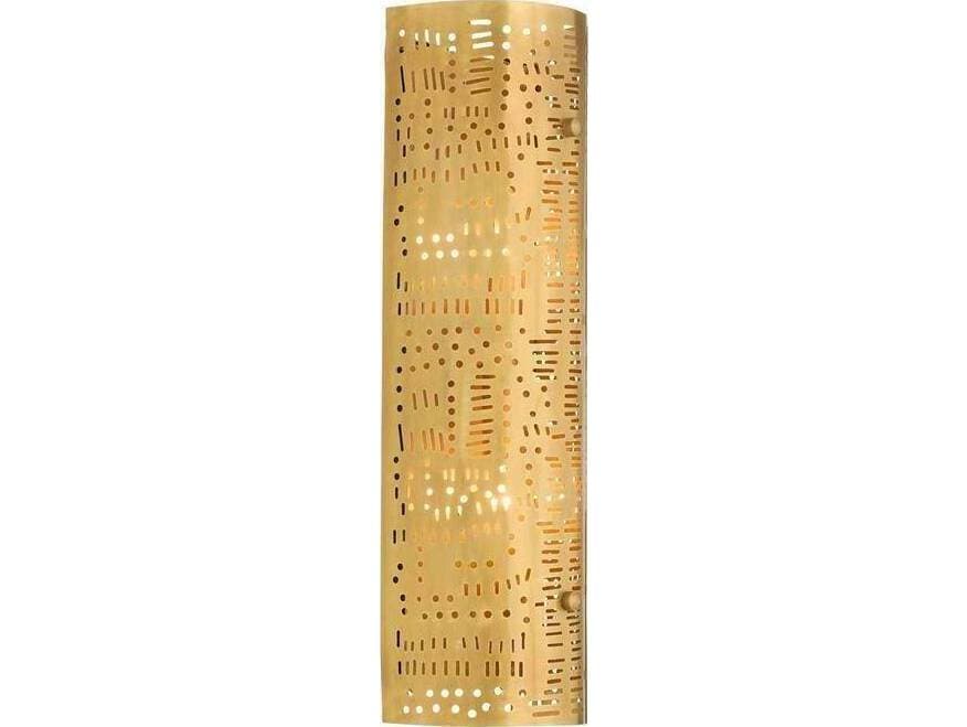 Arteriors Home Jarrett Arteriors Home 2-Light Antique Brass Gold Wall Sconce