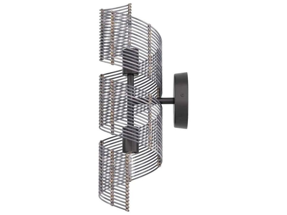 Arteriors Home Tamara 2-Light Dark Gray Stained Wall Sconce