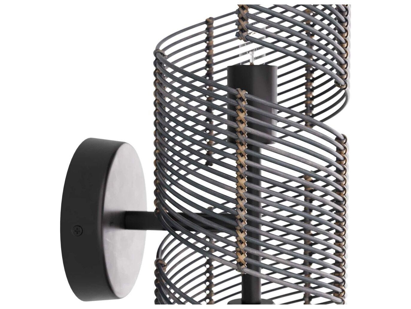 Arteriors Home Tamara 2-Light Dark Gray Stained Wall Sconce