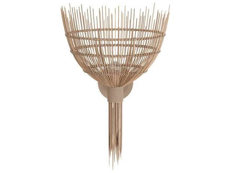 Arteriors Home Abitha 1-Light Natural Brown Wall Sconce