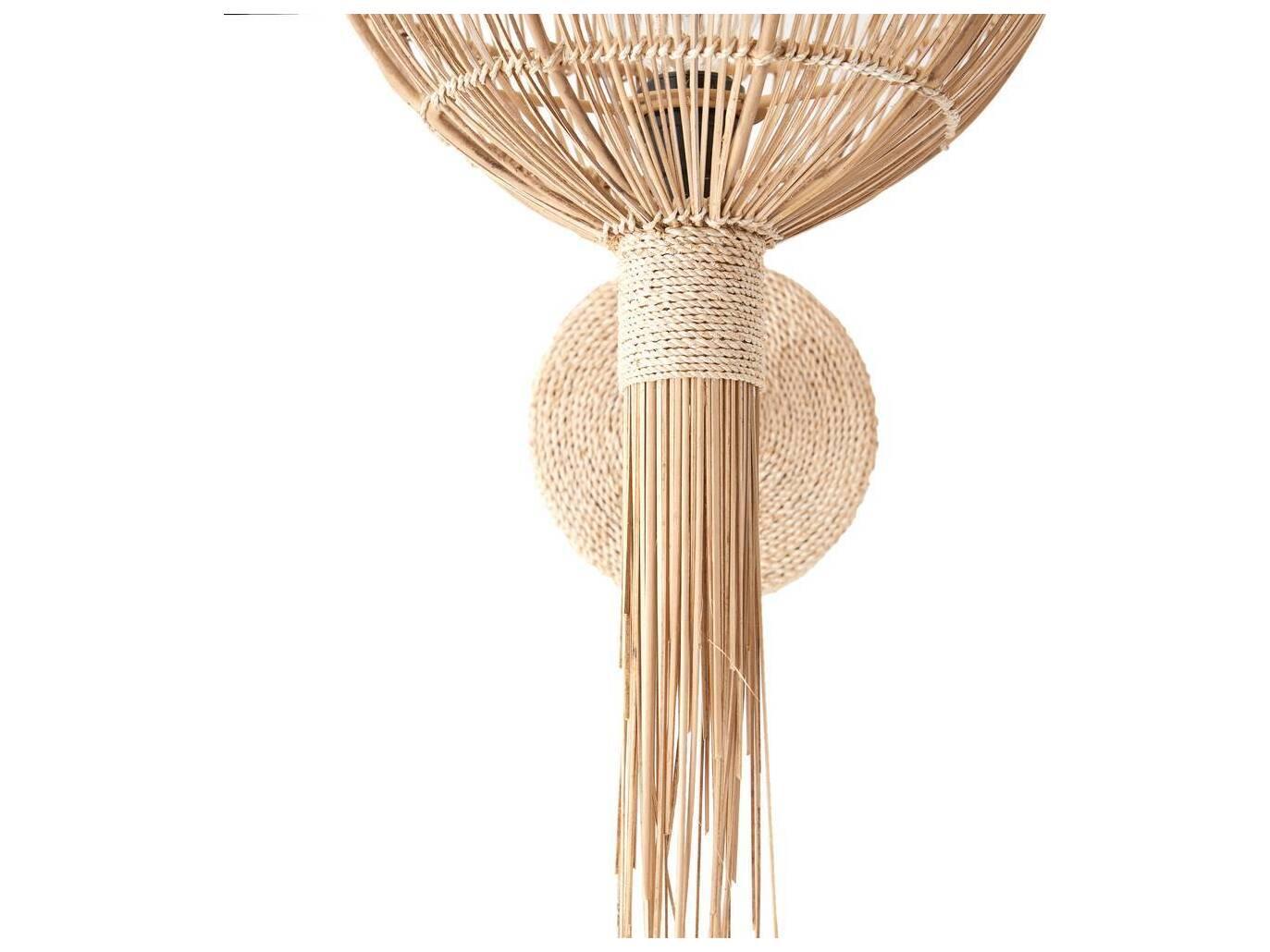 Arteriors Home Abitha 1-Light Natural Brown Wall Sconce