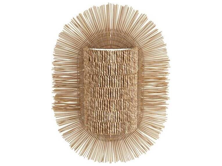 Arteriors Home Alexia 2-Light Natural Brown Wall Sconce