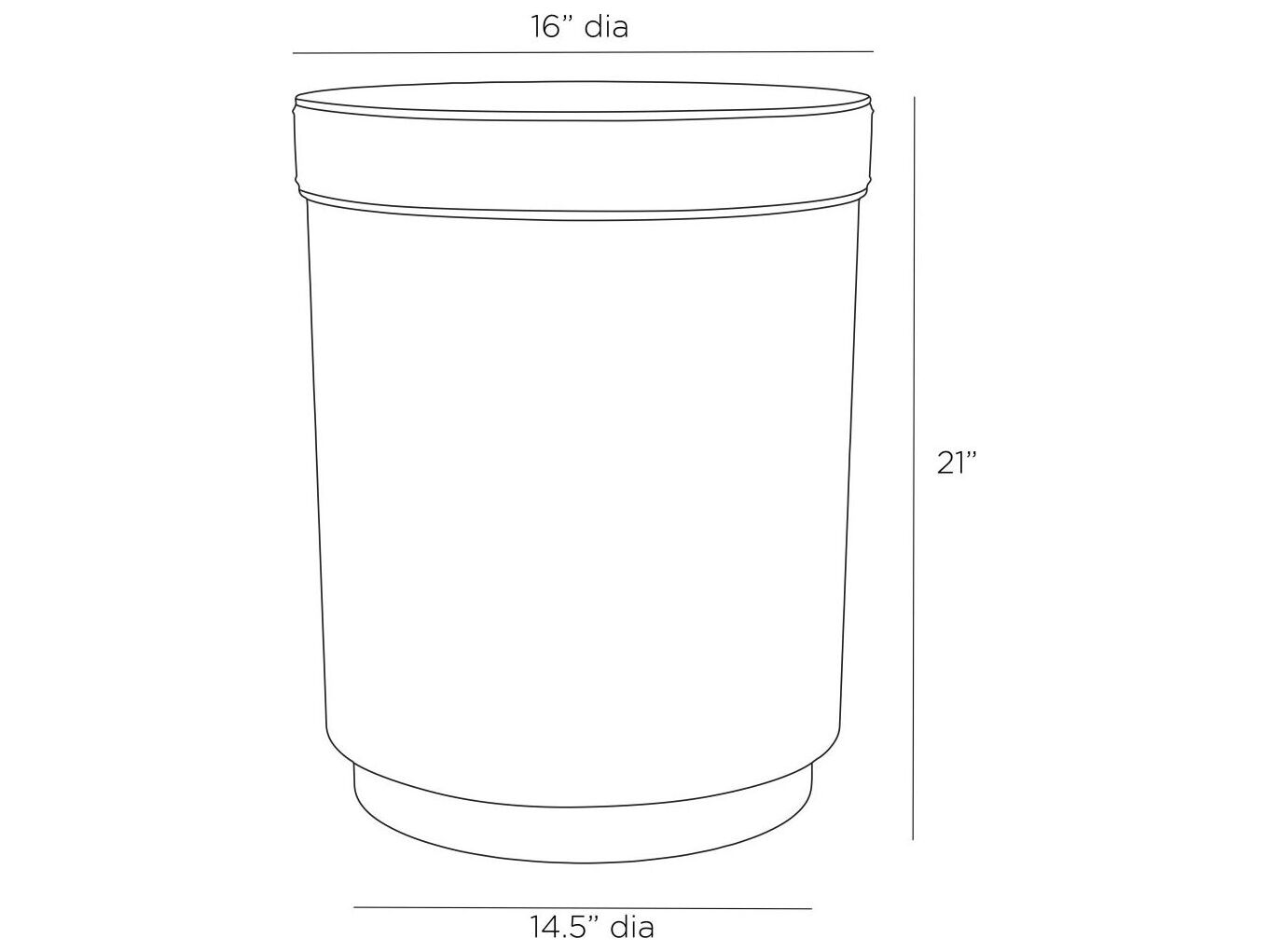 Arteriors Home Round Leather Moss Black Wes End Table