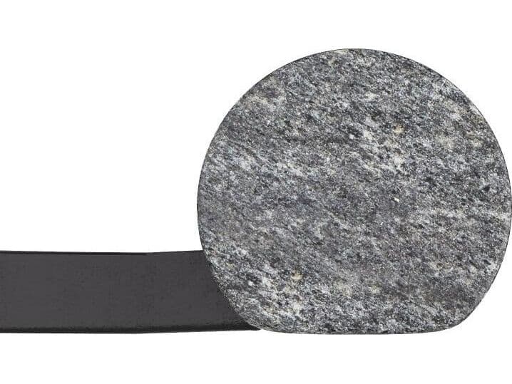 Arteriors Home Round Marble Black Ebony Avalos End Table