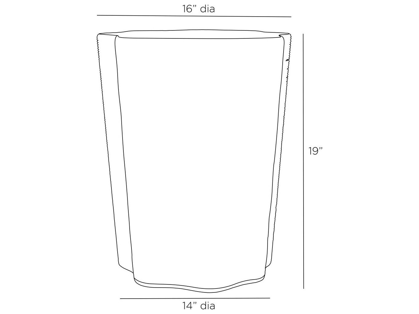 Arteriors Home Bleached Natural Tuscon End Table