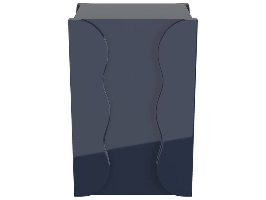 Arteriors Home Square Fiberglass Navy Zita End Table
