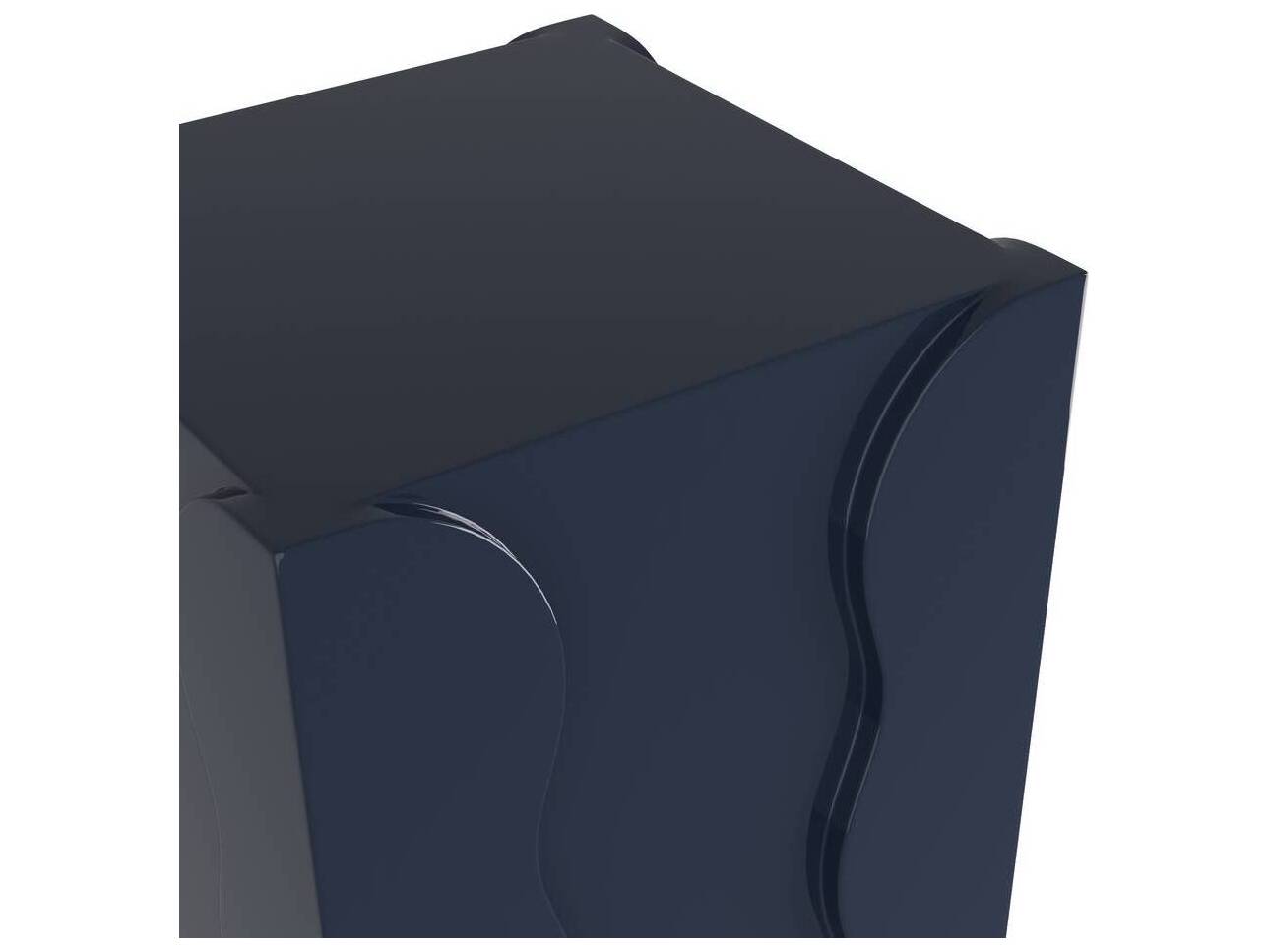 Arteriors Home Square Fiberglass Navy Zita End Table