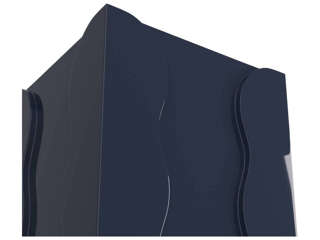 Arteriors Home Square Fiberglass Navy Zita End Table