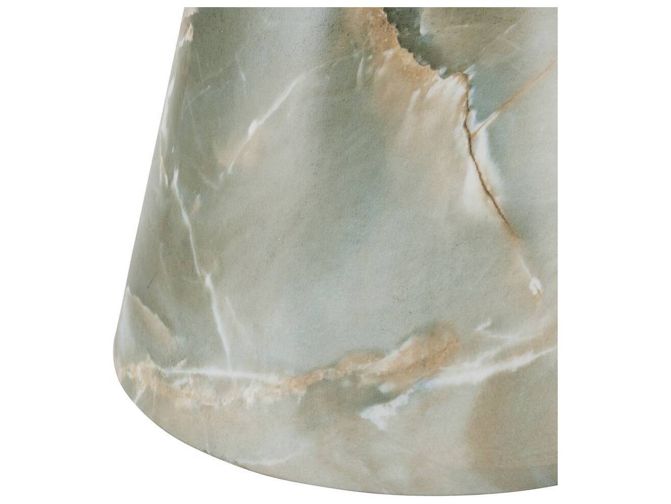 Arteriors Home Costello Round Jade Faux Marble End Table