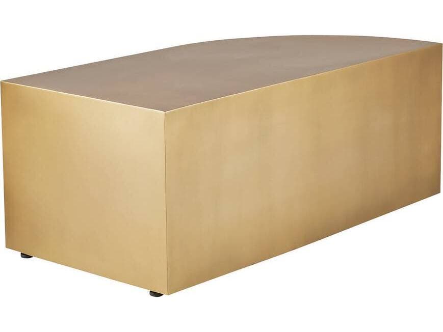 Arteriors Home Rectangular Metal Antique Brass Cortez Coffee Table