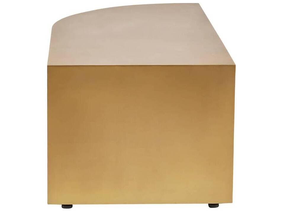 Arteriors Home Rectangular Metal Antique Brass Cortez Coffee Table