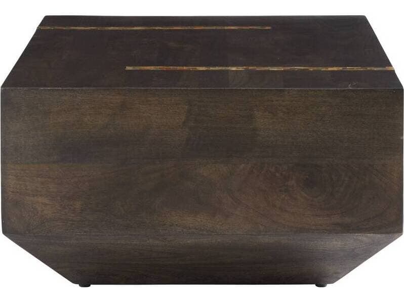 Arteriors Home Rectangular Wood Umber Natural Faux Horn Gilmore Coffee Table