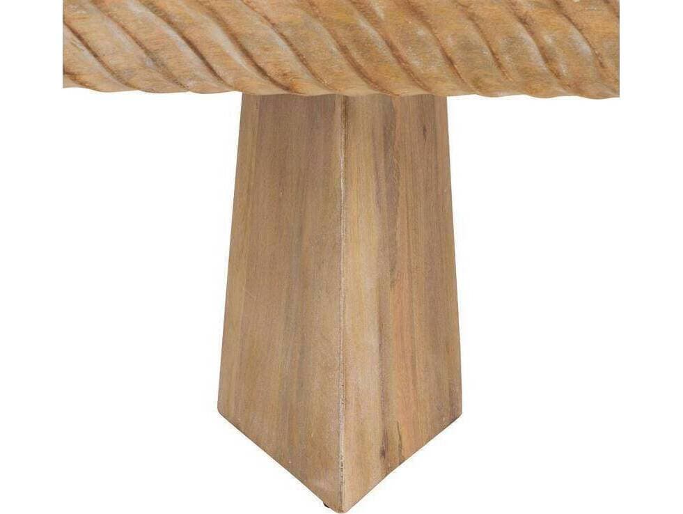 Arteriors Home Jetson Rectangular Wood Washed Tobacco Brown Coffee Table