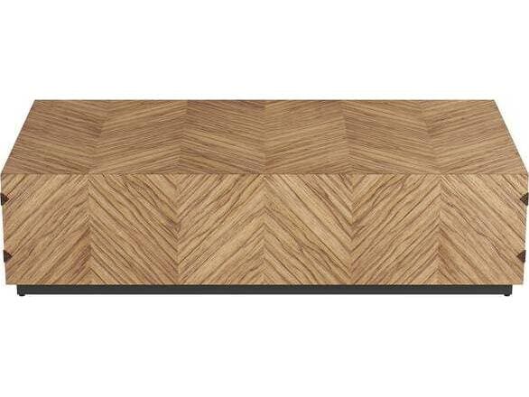 Arteriors Home Rectangular Wood Oyster Bronze Zuki Coffee Table