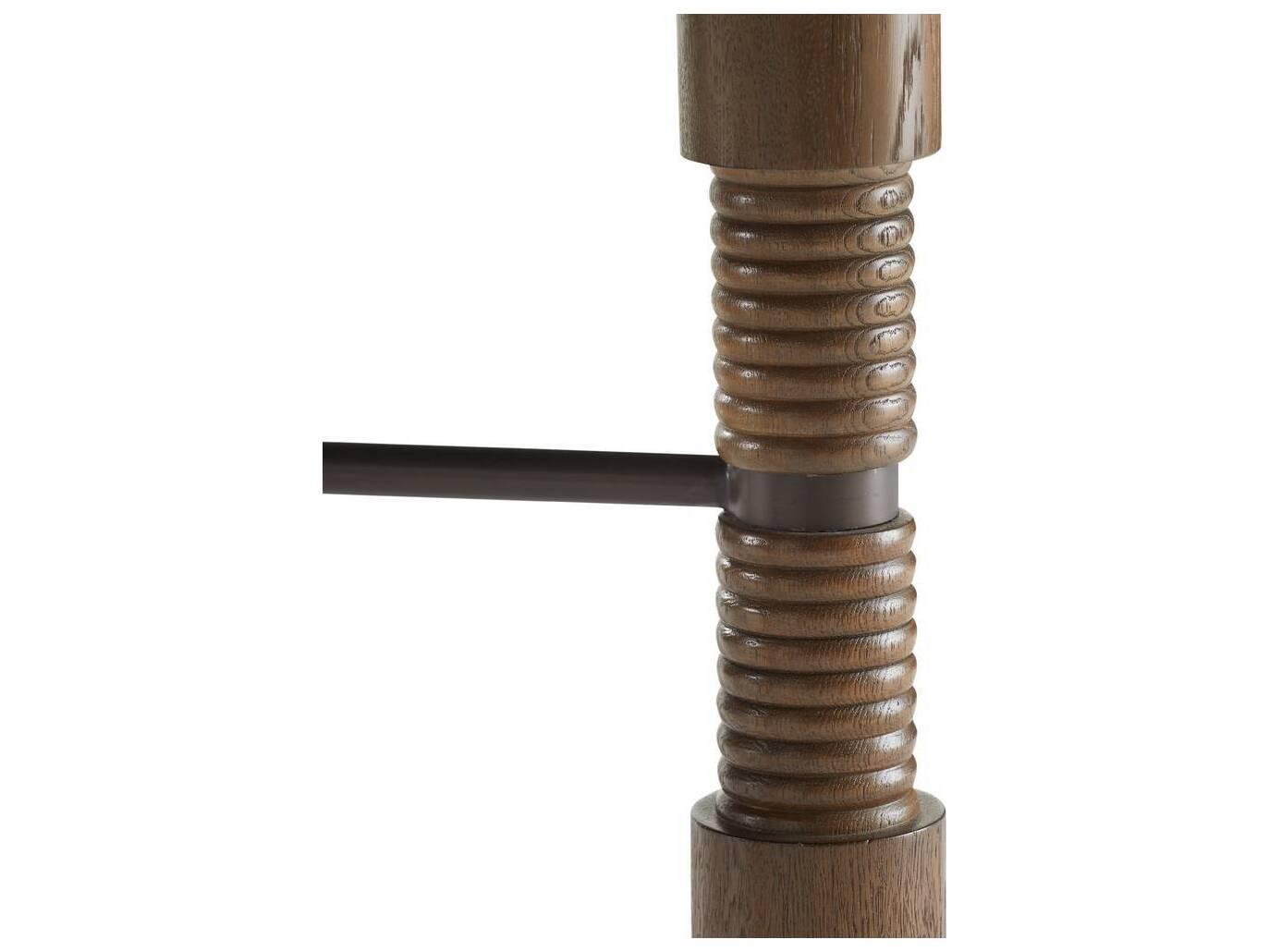 Arteriors Home Heger Round Wood Tortoise Bronze Dining Table