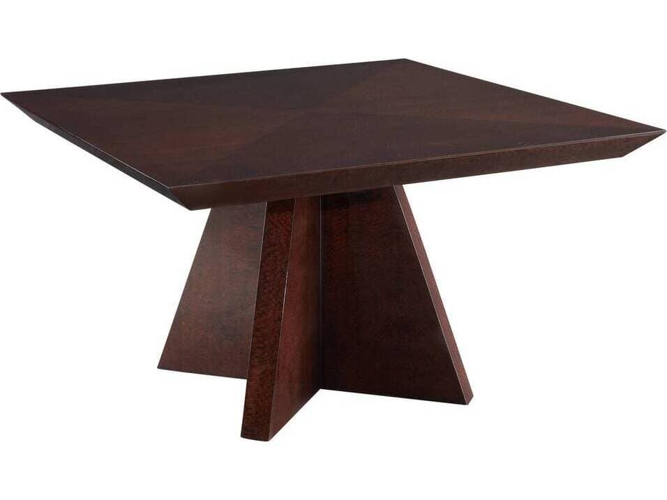 Arteriors Home Hogarth Square Wood Dark Sienna Dining Table