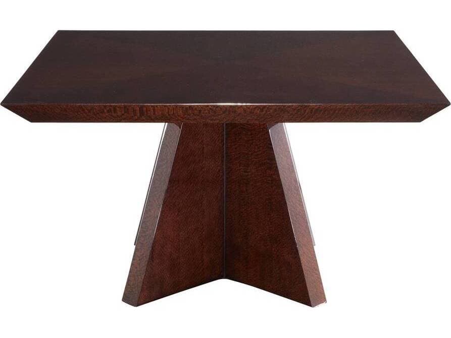 Arteriors Home Hogarth Square Wood Dark Sienna Dining Table