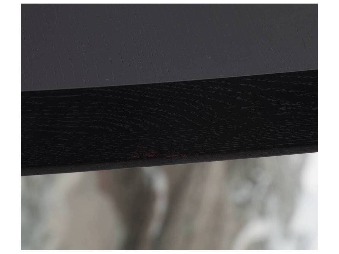 Arteriors Home Forgey Rectangular Wood Ebony Verde Faux Marble Dining Table