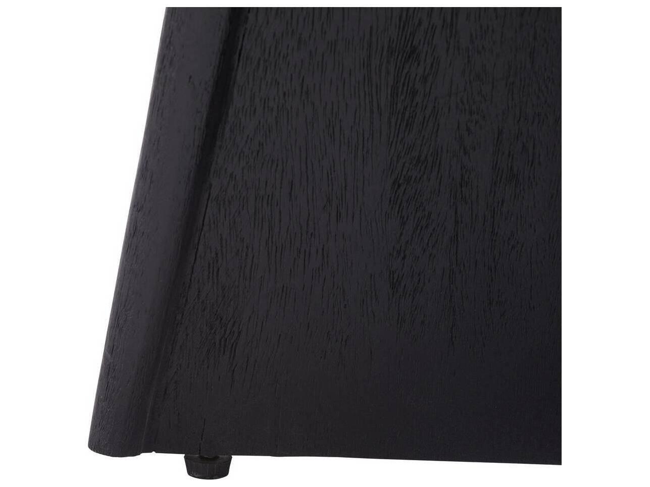 Arteriors Home Round Wood Ebony Venus Guillermo End Table