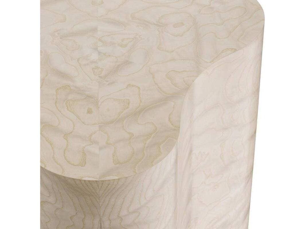 Arteriors Home Jojo Wood Light Beige Burl Neutral End Table