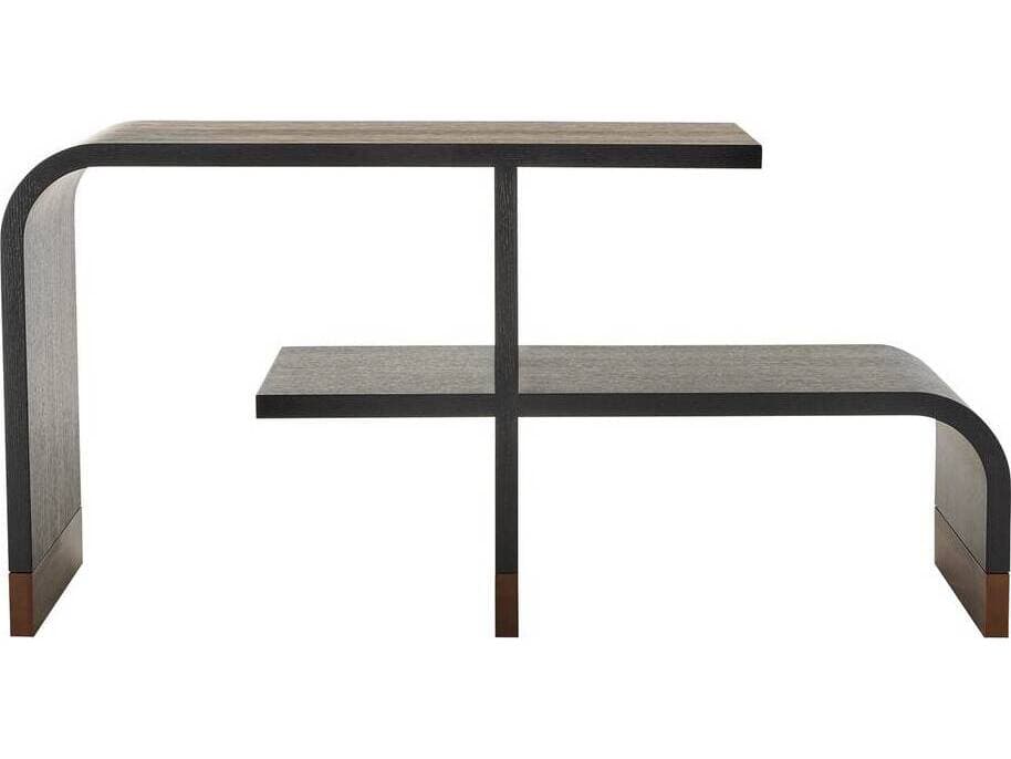 Arteriors Home Ebony Antique Brass Etagere