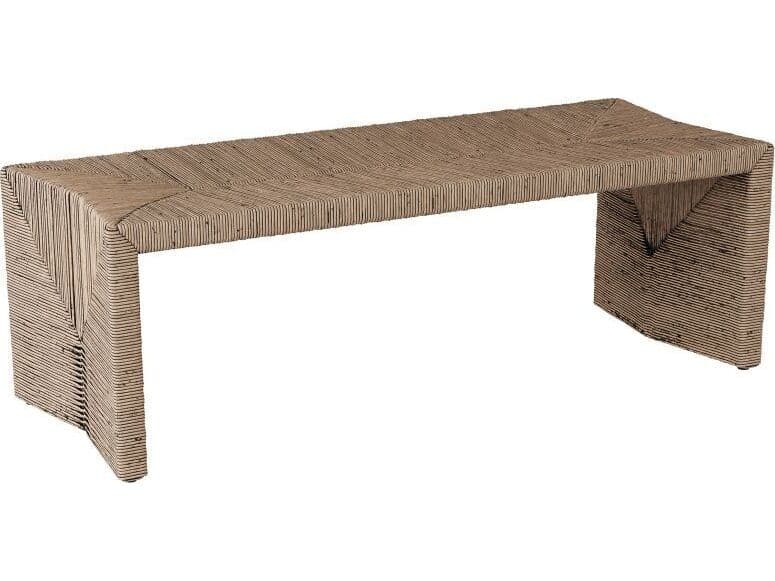 Arteriors Home Zuri Black Wash Brown Accent Bench