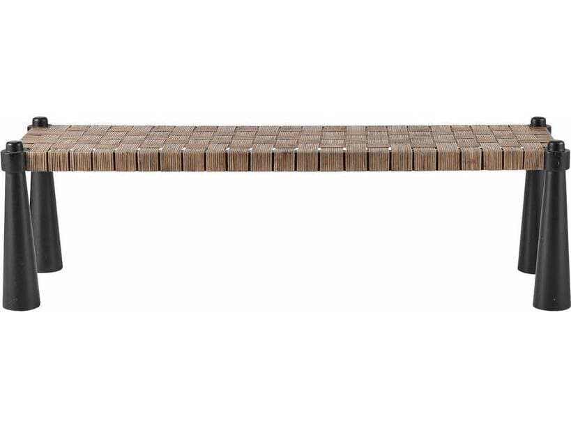 Arteriors Home Solange Tobacco Wash Sable Brown Accent Bench