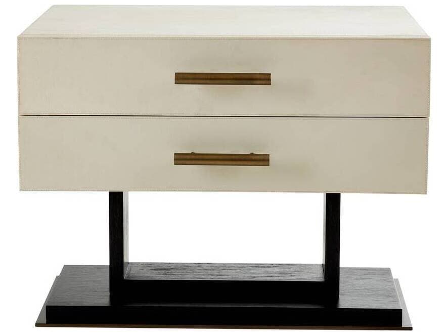 Arteriors Home 2-Drawers Beige Tatro Nightstand