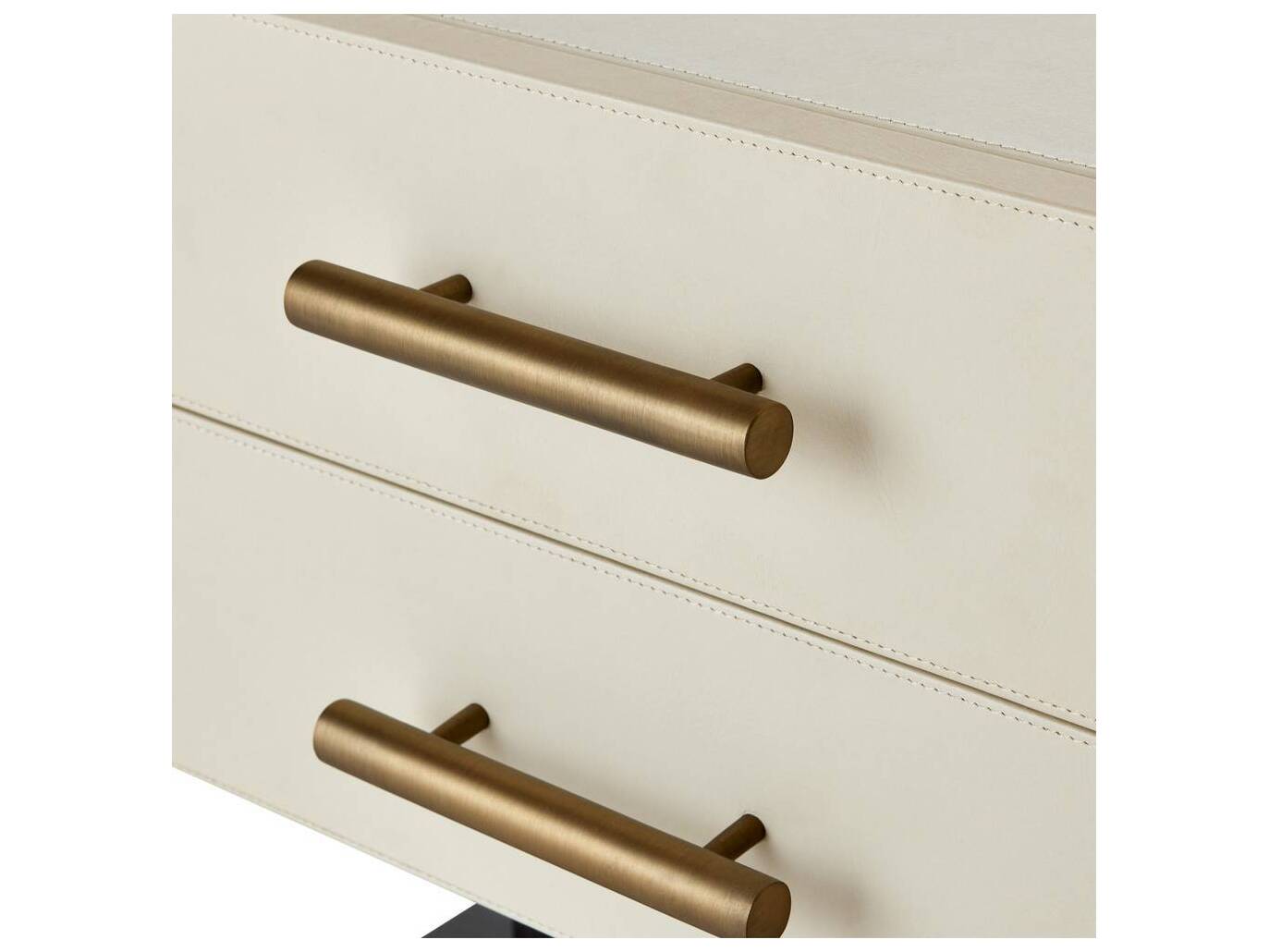 Arteriors Home 2-Drawers Beige Tatro Nightstand