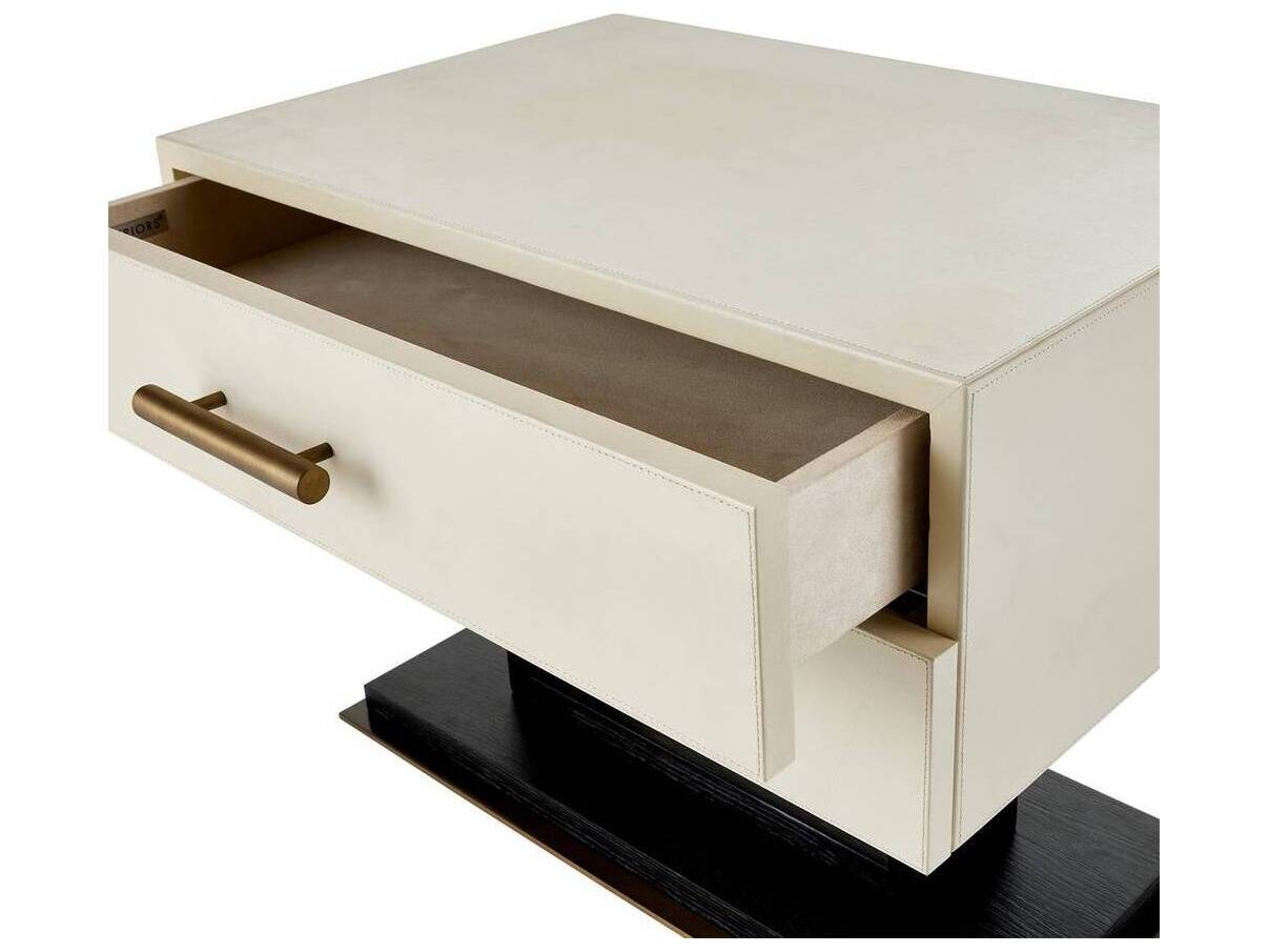 Arteriors Home 2-Drawers Beige Tatro Nightstand