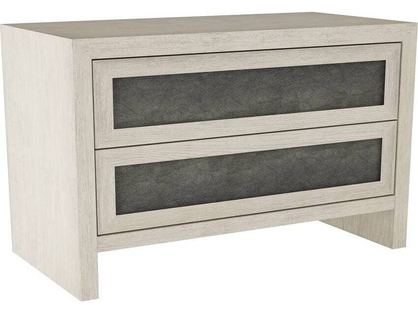 Arteriors Home 2-Drawers Gray Oak Wood Burnett Nightstand