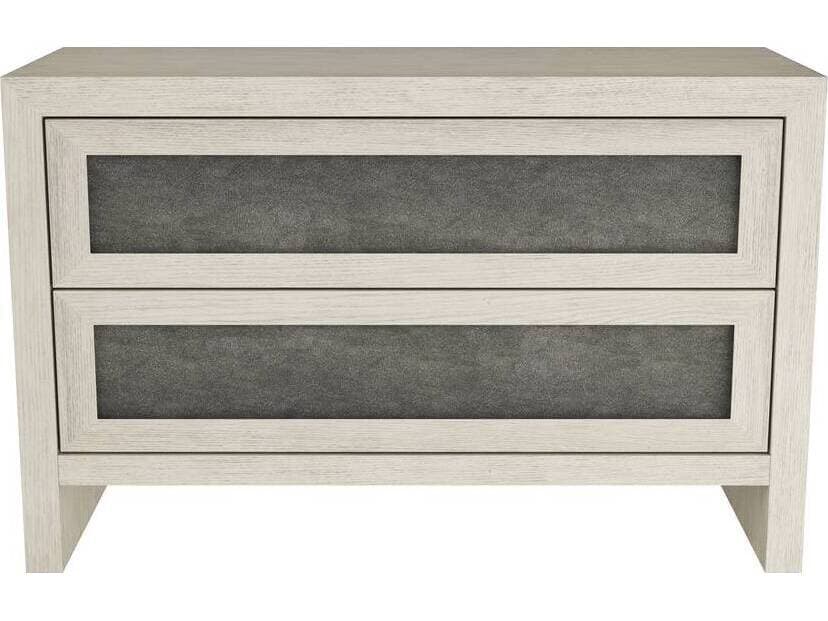 Arteriors Home 2-Drawers Gray Oak Wood Burnett Nightstand