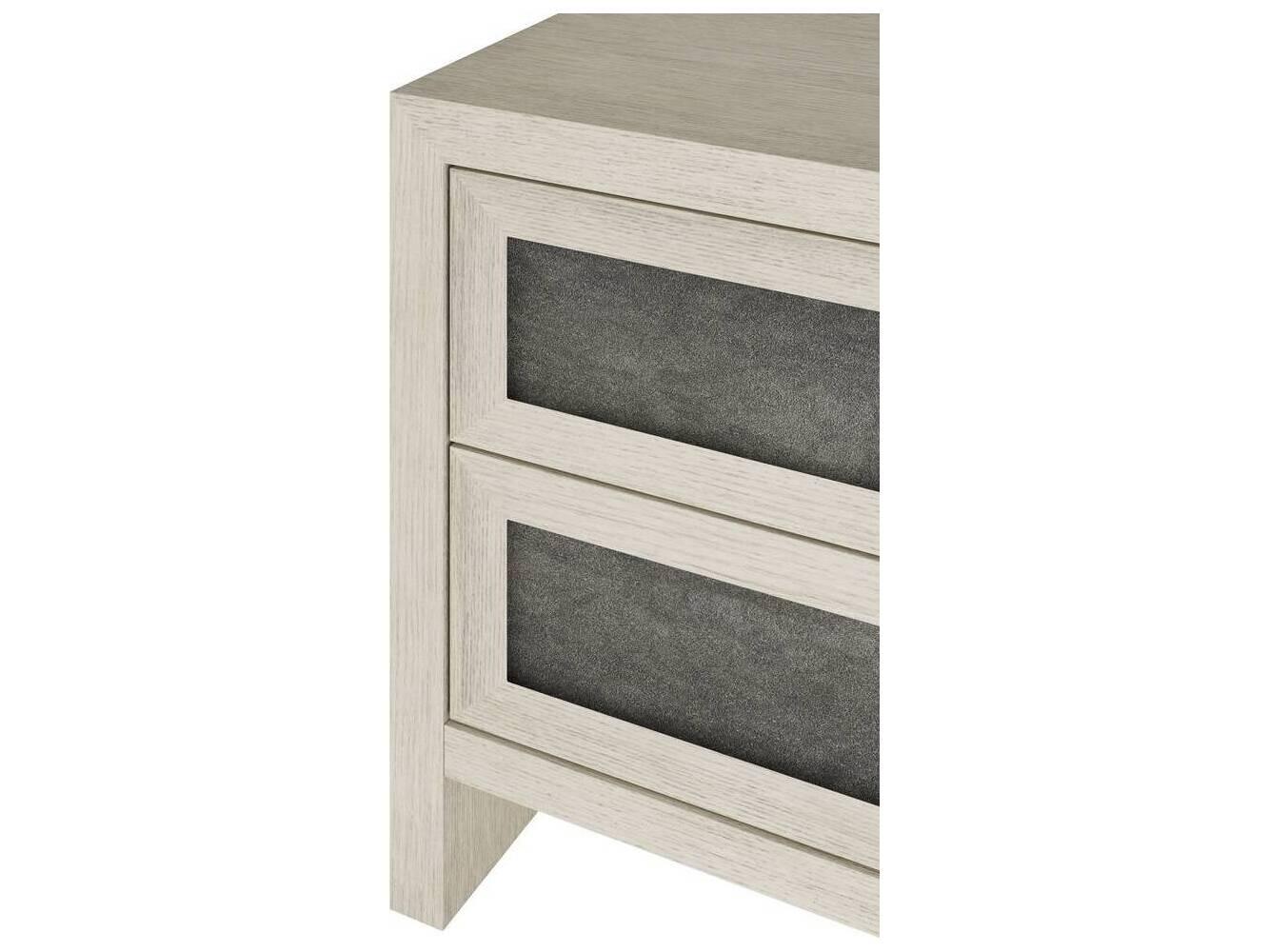 Arteriors Home 2-Drawers Gray Oak Wood Burnett Nightstand