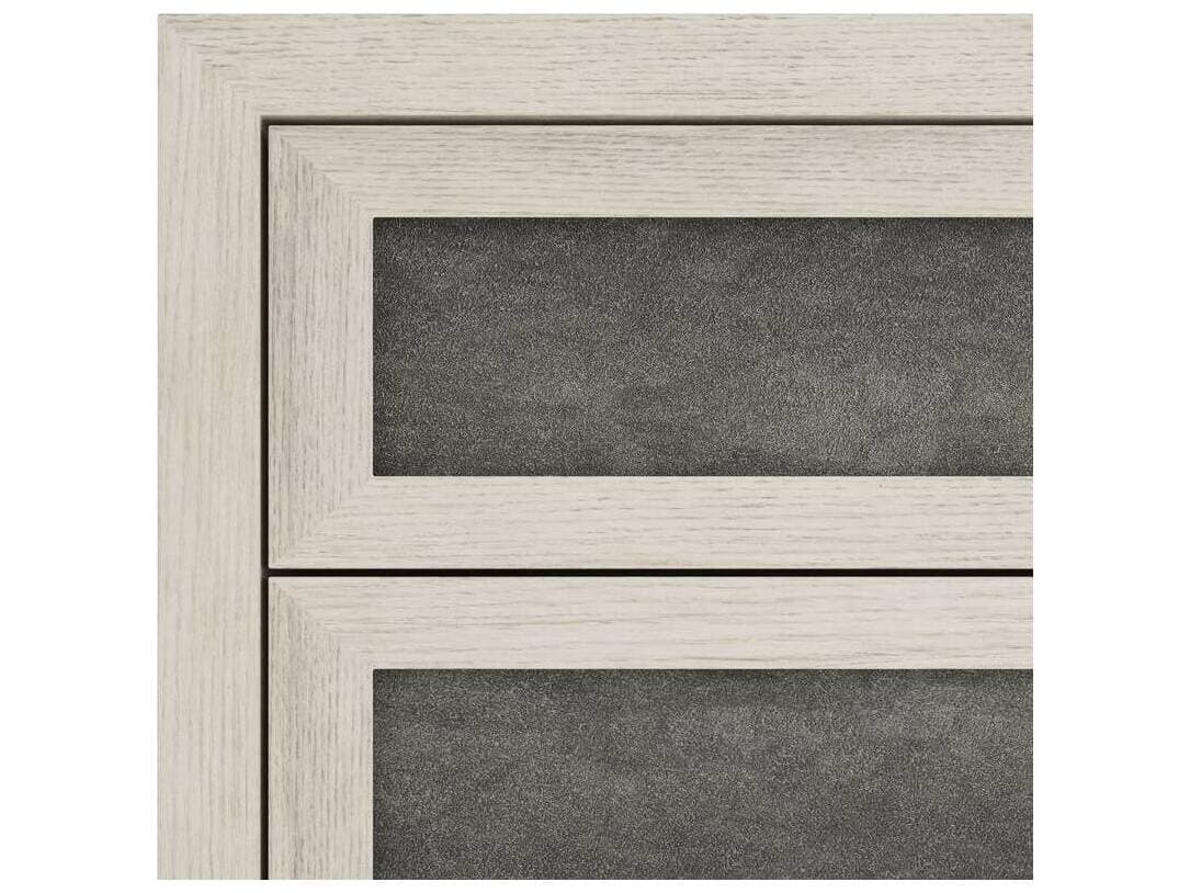 Arteriors Home 2-Drawers Gray Oak Wood Burnett Nightstand