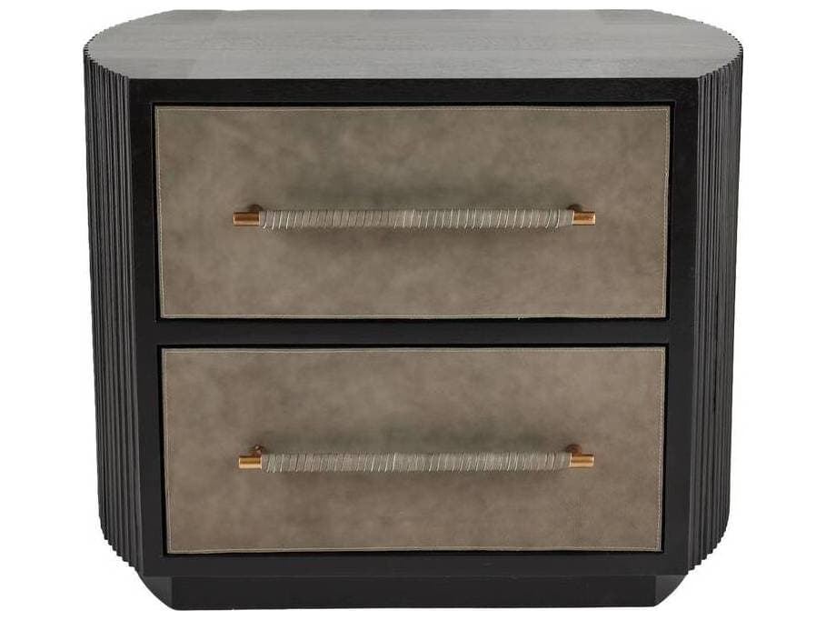 Arteriors Home 2-Drawers Brown Mango Wood Eastchester Nightstand