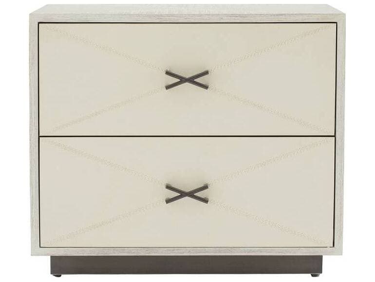 Arteriors Home 2-Drawers Beige Hartzel Nightstand