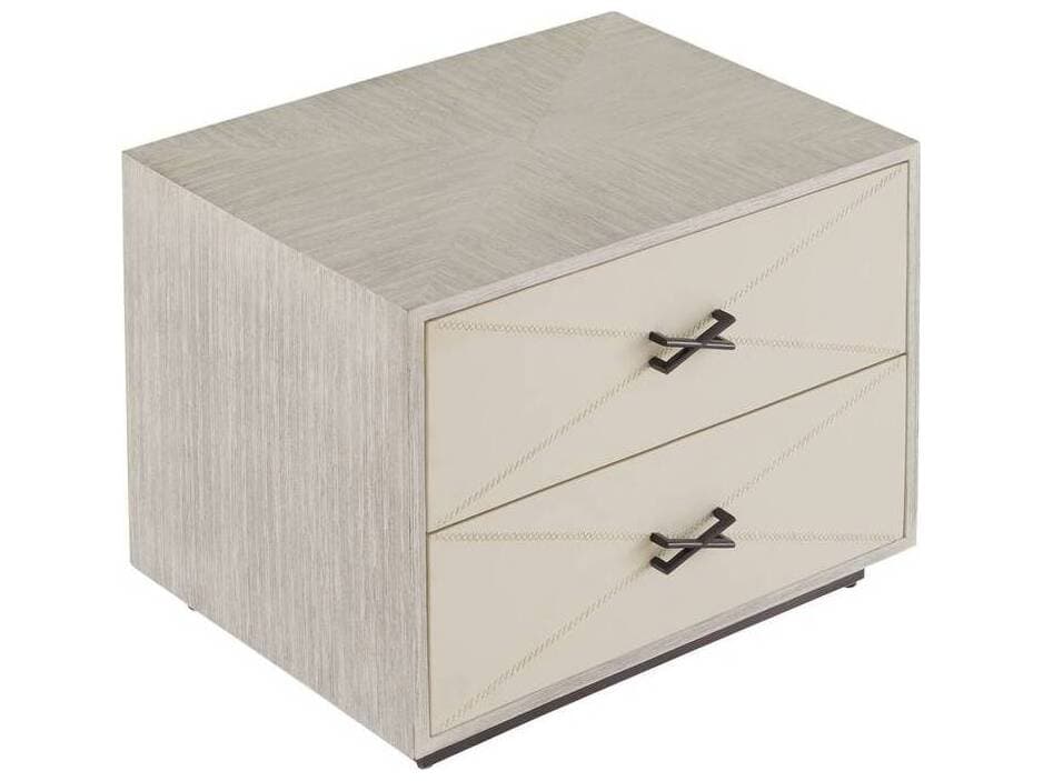 Arteriors Home 2-Drawers Beige Hartzel Nightstand