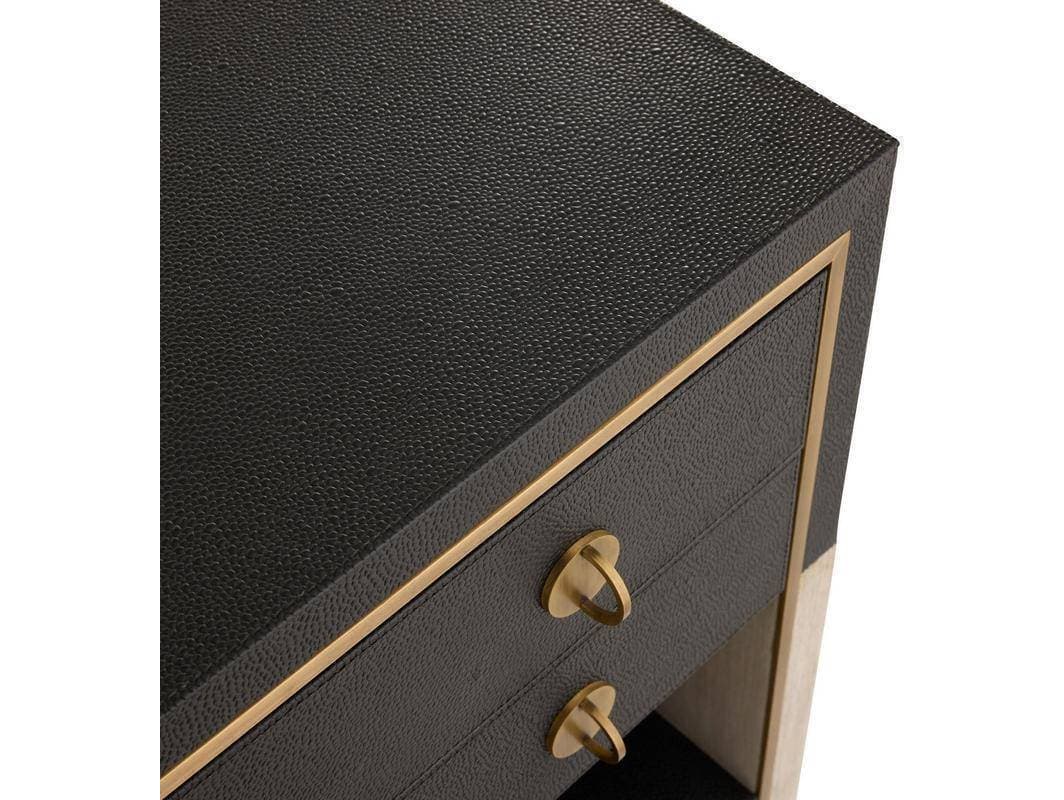 Arteriors Home Joplin Rectangular Leather End Table