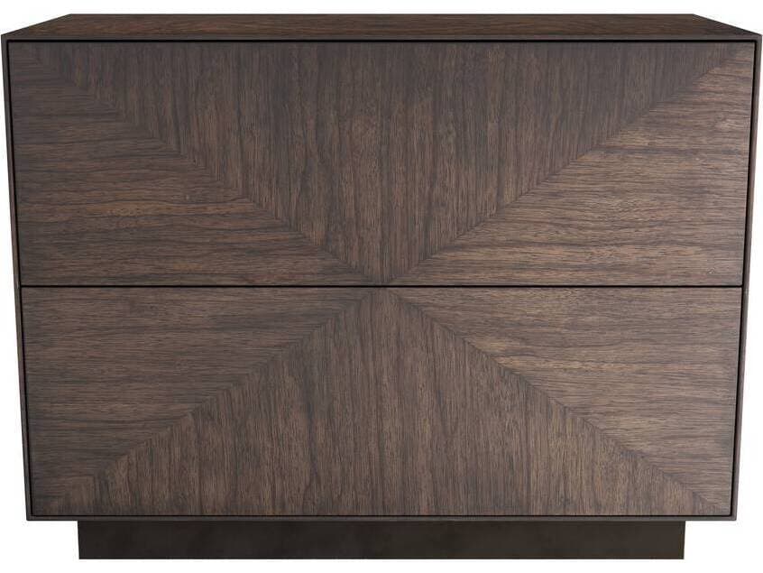 Arteriors Home 2-Drawers Brown Broomfield Nightstand