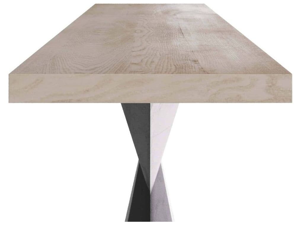 Arteriors Home Rectangular Wood Smoke Blackened Bronze Valder Console Table