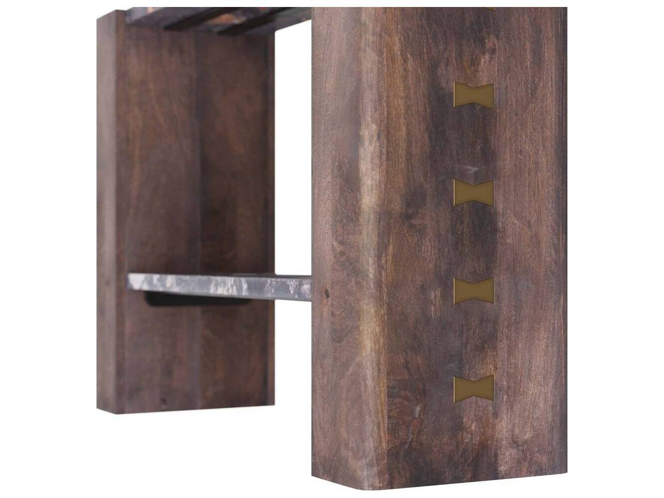 Arteriors Home Rectangular Marble Caspian Umber Torelli Console Table