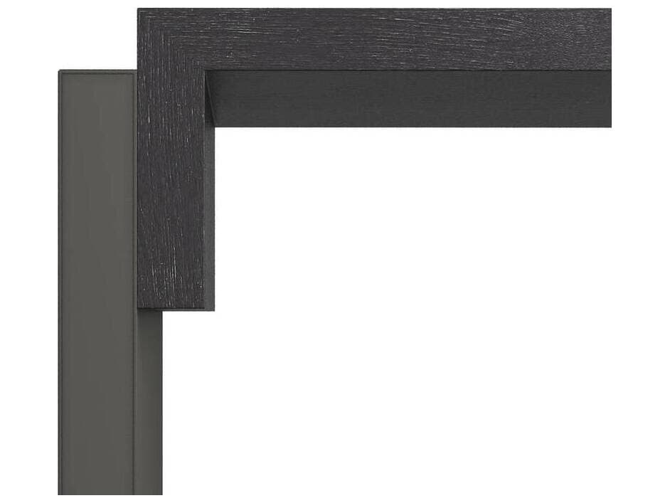 Arteriors Home Rectangular Wood Ebony Dim Gray Bernardo Console Table