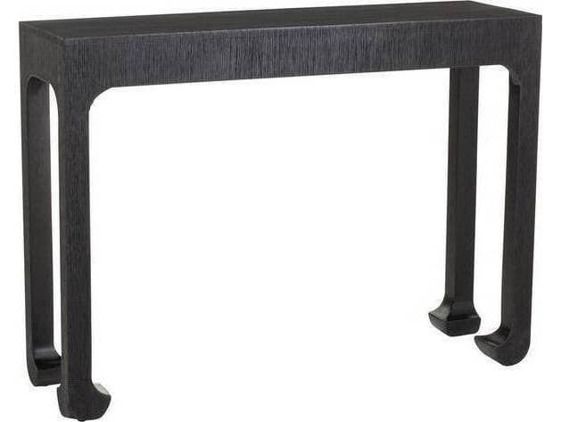 Arteriors Home Ichigo Rectangular Wood Ebony Black Console Table