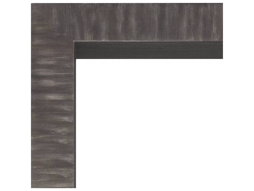 Arteriors Home Rectangular Wood Dark Gray Straw Marquetry Walnut Andreas Console Table